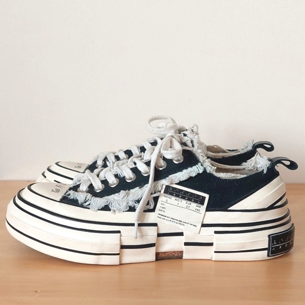 VESSEL x Yohji Yamamoto low top sneakers G.O.P. Lows Black  Chunky